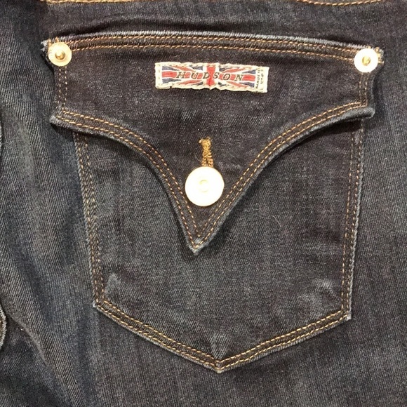 Hudson Jeans  “Beth Baby Boot” DarkWash Flap Pocket Jeans size 26 - Picture 4 of 11